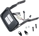 Cycle Visions Curved License Plate Relocation Slick Signal run/turn/break LED's - 09-18 Sportster License Plate Cycle Visions Slick Signal run/turn/break LED's