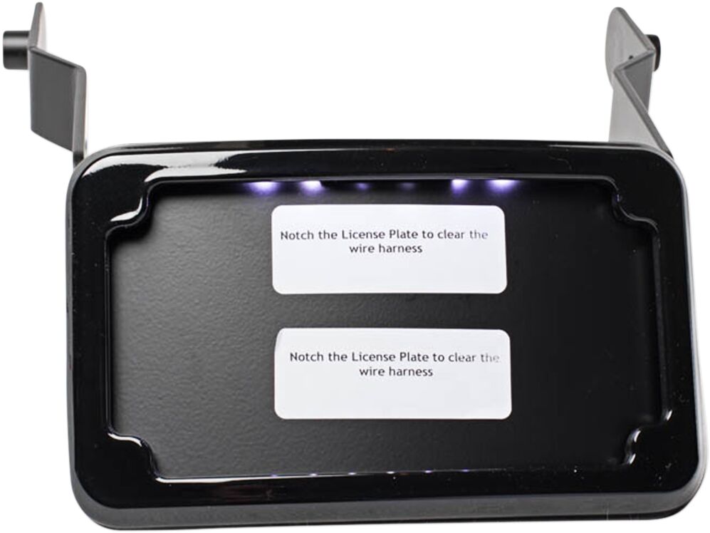 Cycle Visions Curved License Plate Relocation Licence Plate Light Only - 09-18 Sportster License Plate Cycle Visions