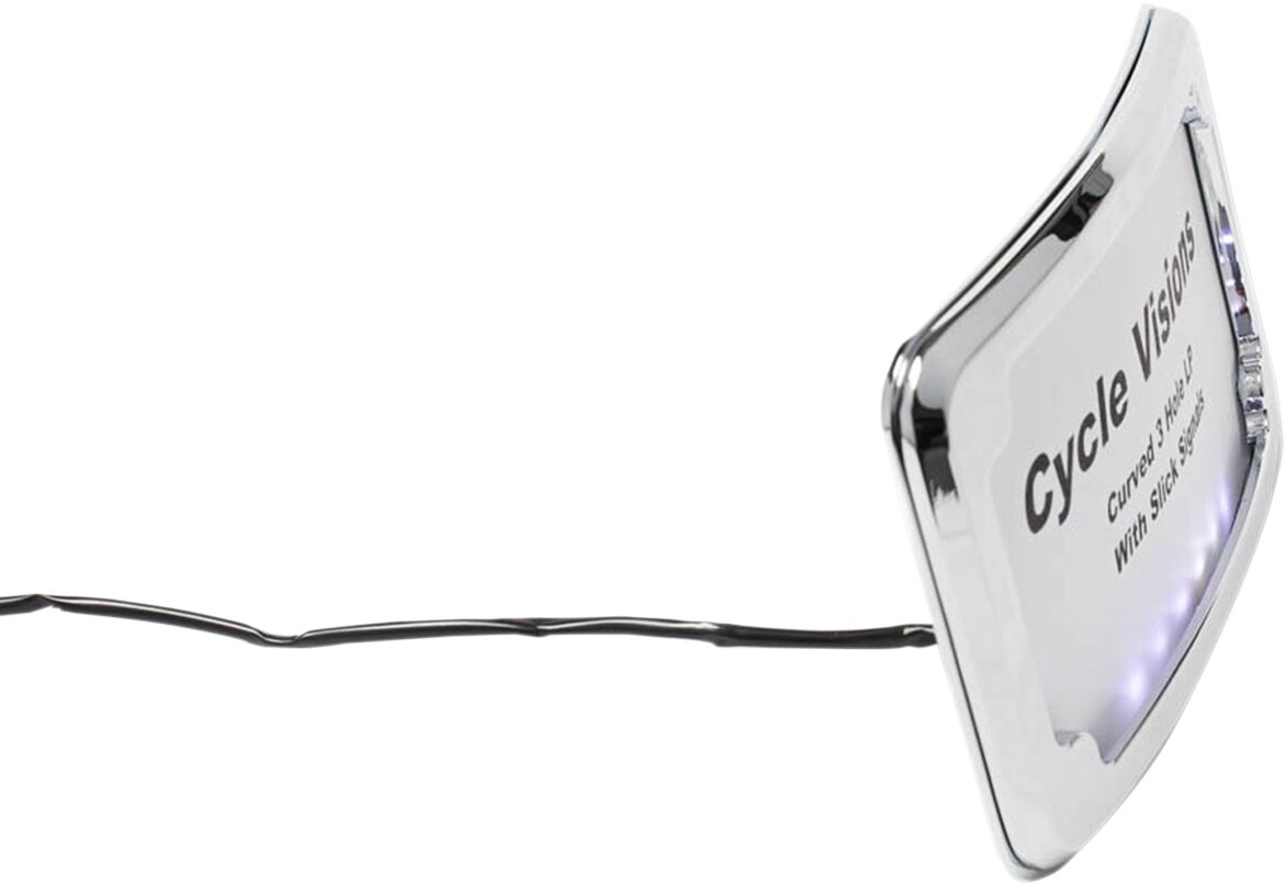 Cycle Visions Frame Lp 3 Hole Chrome LICENSE PLATE GROUP Cycle Visions