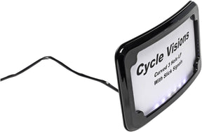 Cycle Visions Frame Lp 3 Hole Black LICENSE PLATE GROUP Cycle Visions