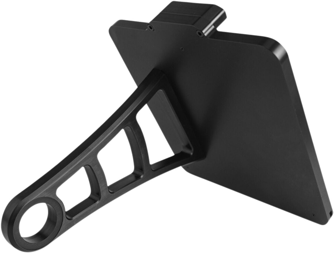 Heinz Bikes Side Mount License Plate Holder W/Tl Aluminum Black (Xl) License Plate Brackets Heinz Bikes