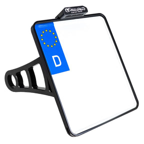 Heinz Bikes Side Mount License Plate Holder W/Tl Alum Black (Fl/Fx 18 License Plate Brackets Heinz Bikes