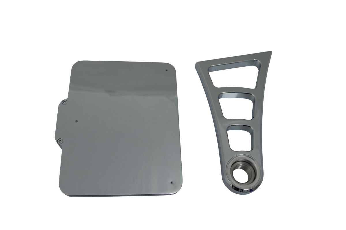 Heinz Bikes Side Mount License Plate Holder W/Tl Alu Chr (Ch) (Fl18) License Plate Brackets Heinz Bikes