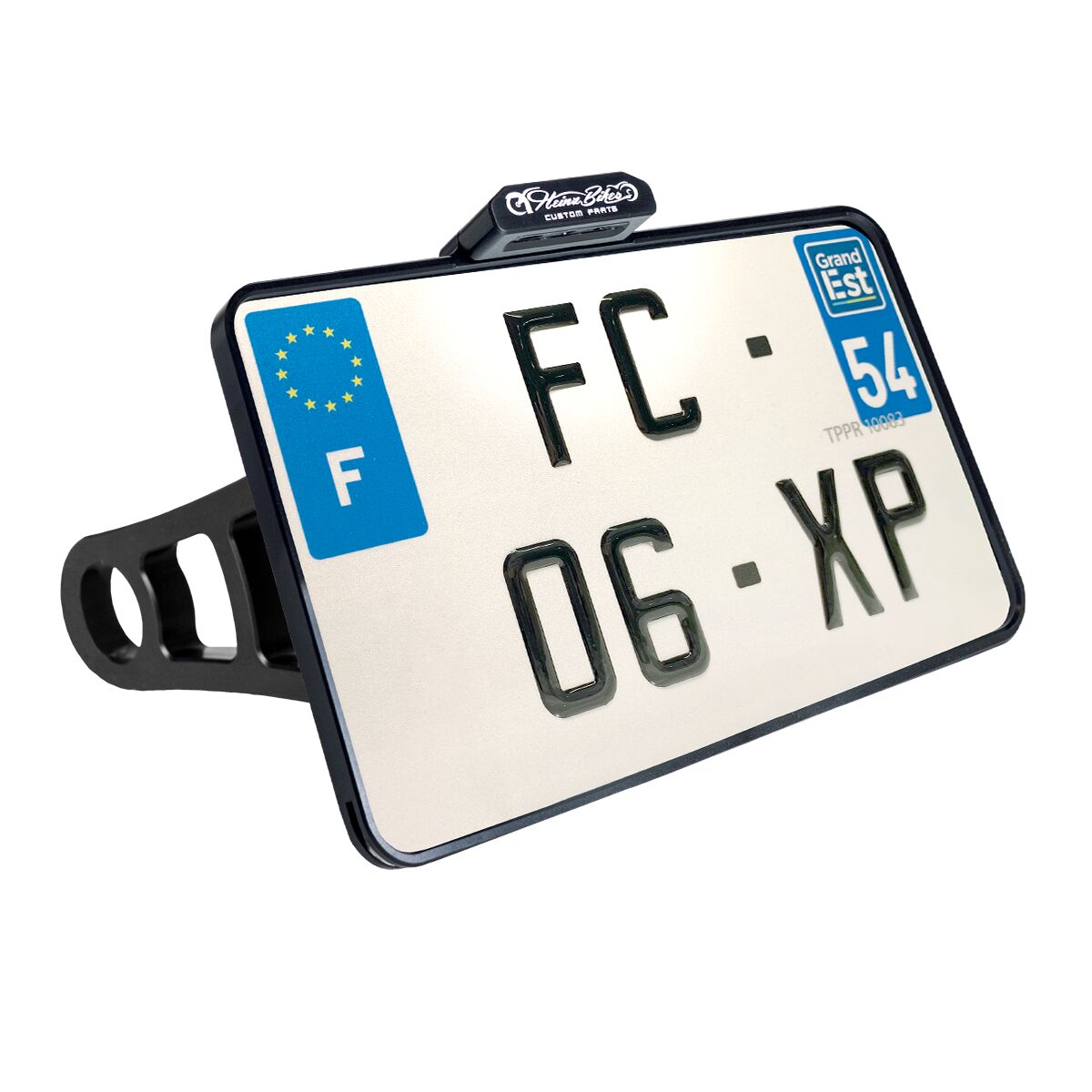 Heinz Bikes Side Mount License Plate Holder W/Tl Alu Blk (F) (Fl/Fx) License Plate Brackets Heinz Bikes