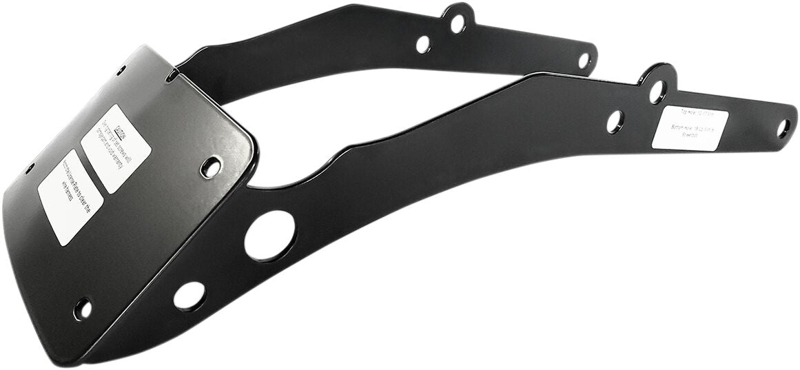 Cycle Visions Frame Lp Crv Flsl Blk License Plate Cycle Visions