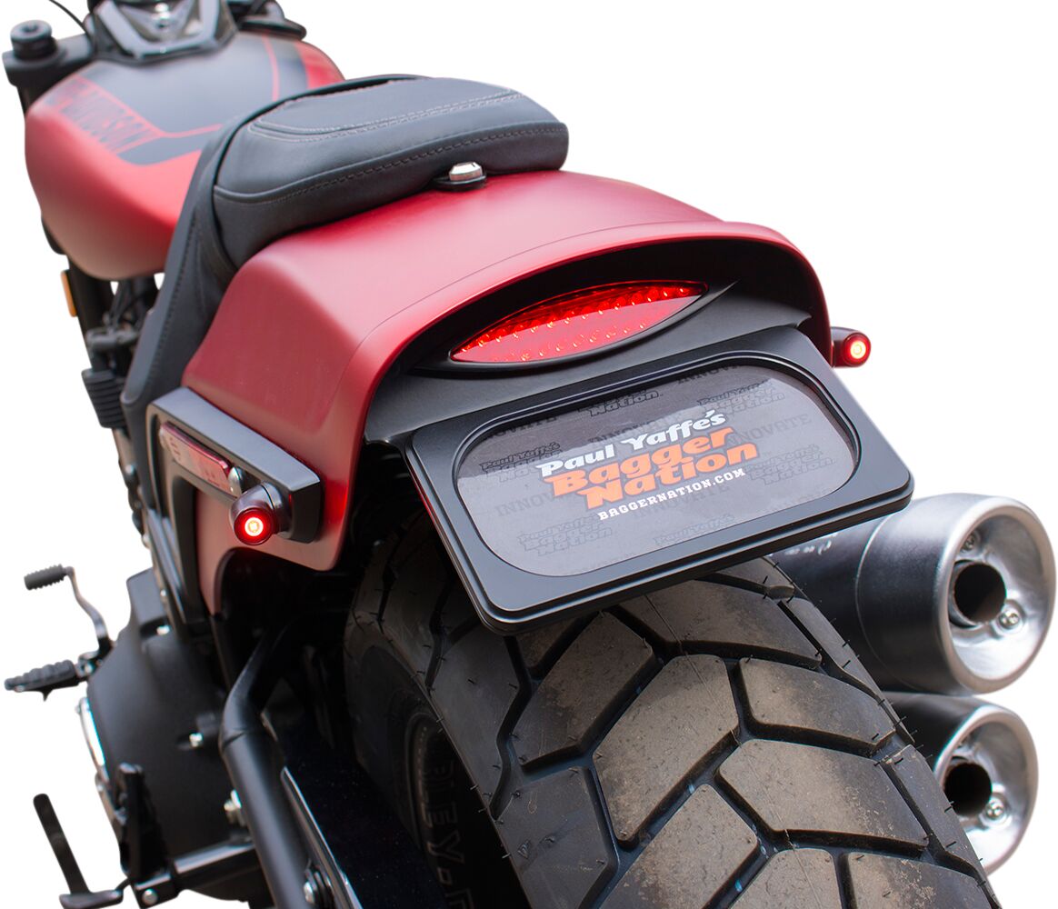 Paul Yaffe Bagger Nation Frame Lp W/Light Sblk LICENSE PLATE GROUP Paul Yaffe Bagger Nation