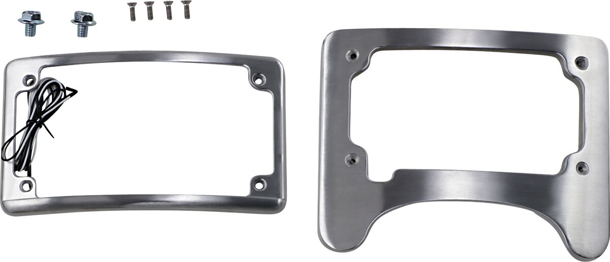 Custom Dynamics Turn Signal Eliminator Kit, Raw - 97+ Touring License Plate Custom Dynamics