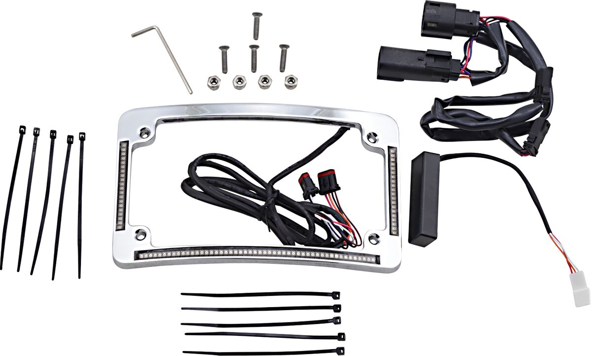 Custom Dynamics Frame Lp Flhr Chrome LICENSE PLATE GROUP Custom Dynamics