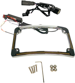 Custom Dynamics Frame Lp Flhr Chrome LICENSE PLATE GROUP Custom Dynamics