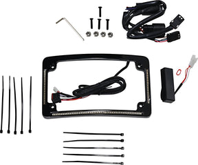 Custom Dynamics Frame Lp 10 13 Flhx Black LICENSE PLATE GROUP Custom Dynamics