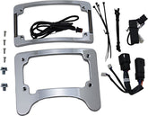 Turn Signal Eliminator Kit With Auxiliary LED Plate Frame, Chrome - 14+ Touring License Plate Custom Dynamics Default Title