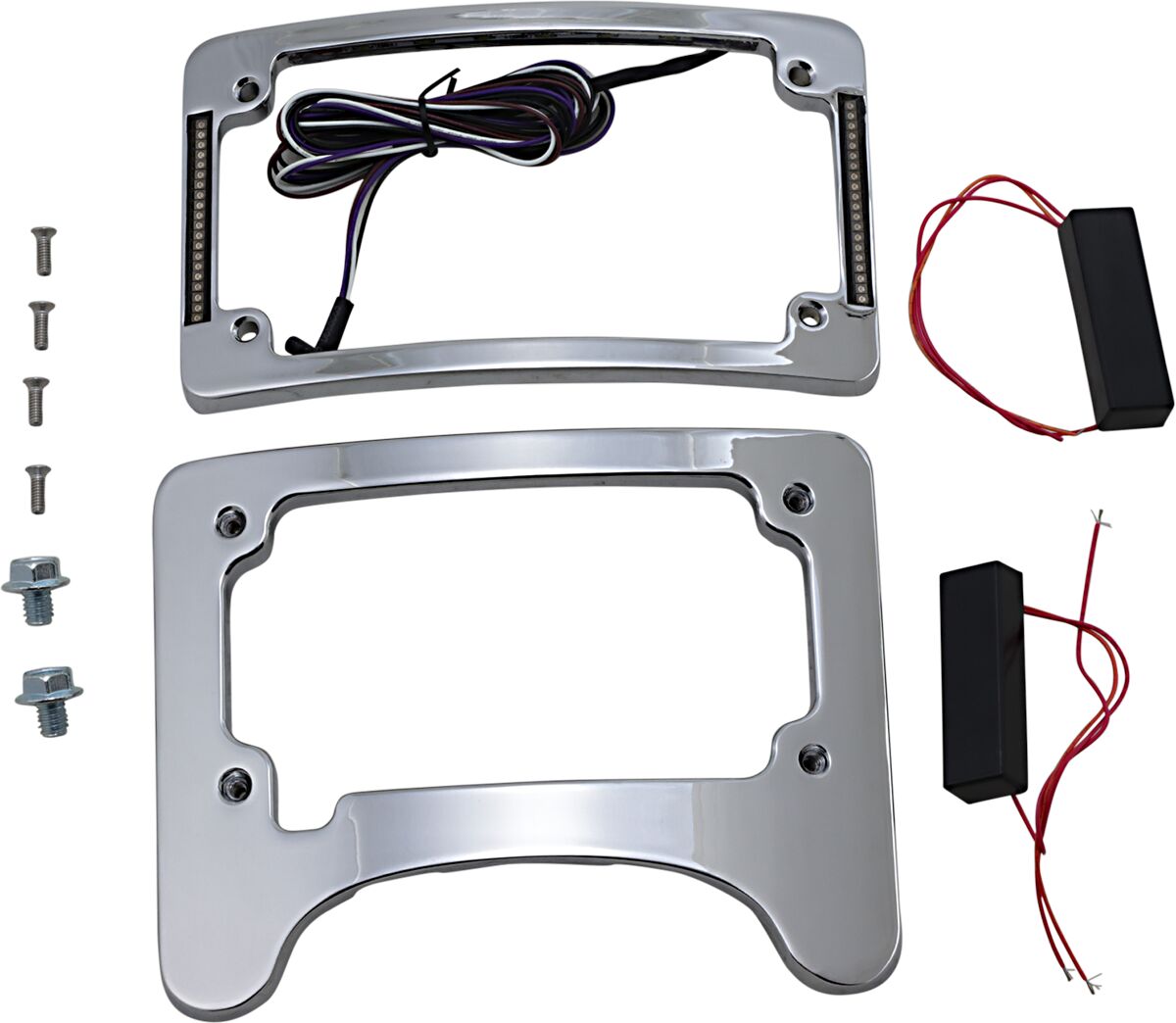 Custom Dynamics Frame Lp 3 Rdis Fltr Chr LICENSE PLATE GROUP Custom Dynamics