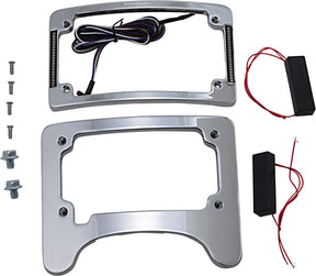 Custom Dynamics Frame Lp 3 Rdis Fltr Chr LICENSE PLATE GROUP Custom Dynamics
