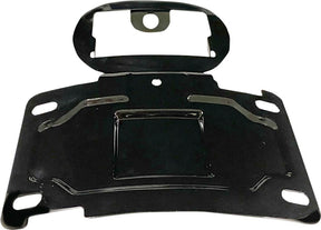 Custom Dynamics License Plate Relocation Mount, Chrome - 14+ Touring License Plate Custom Dynamics