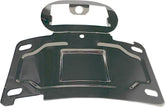 Custom Dynamics License Plate Relocation Mount, Chrome - 14+ Touring License Plate Custom Dynamics