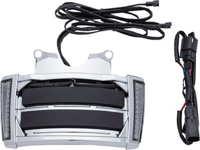 Ciro Frame Lp W/Leds Chr/Smk LICENSE PLATE GROUP Ciro