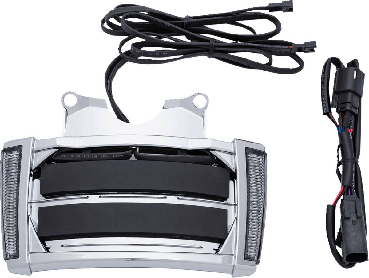 Ciro Frame Lp W/Leds Chr/Smk LICENSE PLATE GROUP Ciro