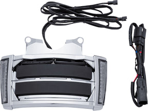 Ciro Frame Lp W/Leds Chr/Smk LICENSE PLATE GROUP Ciro