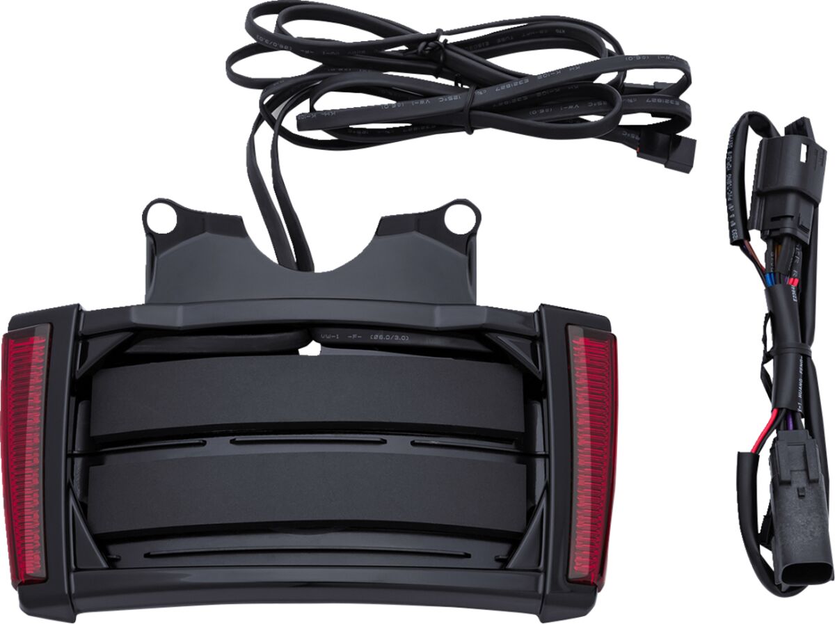 Ciro Frame Lp W/Leds Blk/Red LICENSE PLATE GROUP Ciro