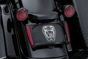 Ciro Frame Lp W/Leds Blk/Red LICENSE PLATE GROUP Ciro