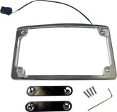 Low Profile LED License Plate Frame, Chrome - 23+ Touring CVO License Plate Custom Dynamics Default Title