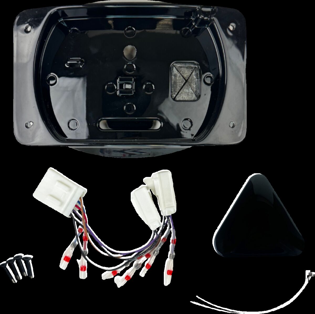 Custom Dynamics Taillight Eliminator License Plate Mount, Black License Plate Custom Dynamics