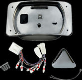 Custom Dynamics Taillight Eliminator License Plate Mount, Chrome License Plate Custom Dynamics