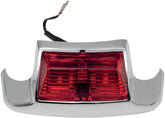 Drag Specialties Rear Fender Tip Light Red Lens Chrome Light Accessory Drag Specialties