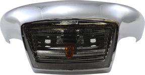 Drag Specialties Smoke Fender Tip Light Smoke Lens Chrome Light Accessory Drag Specialties
