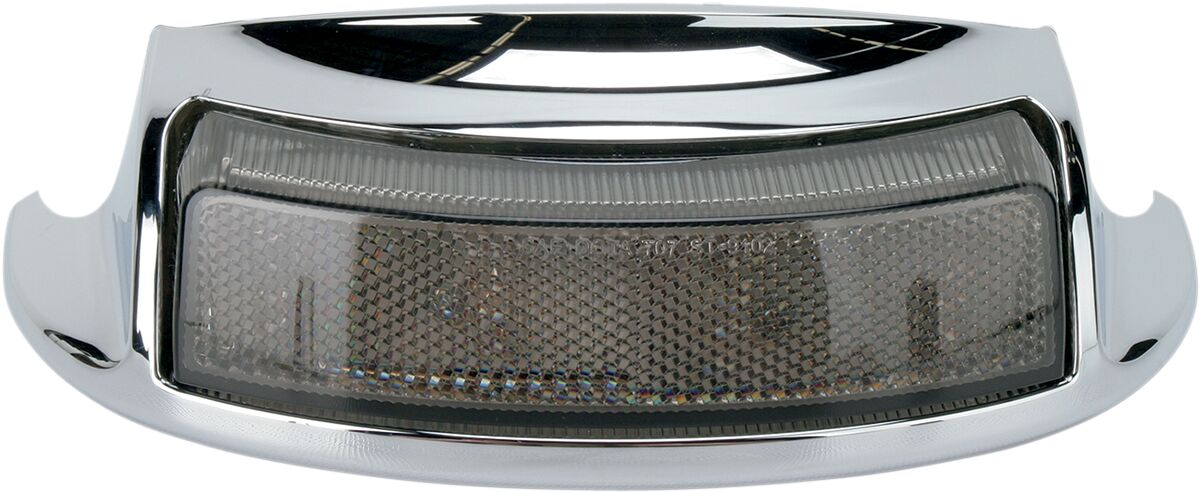 Drag Specialties Rear Fender Tip Light Smoke Lens Chrome Light Accessory Drag Specialties