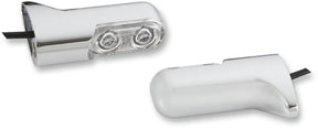 Arlen Ness Turn Signal Direct Bolt On, Chrome With Red Light Light Accessory Arlen Ness