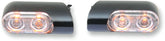 Arlen Ness Turn Signal Direct Bolt On, Black - Touring Light Accessory Arlen Ness