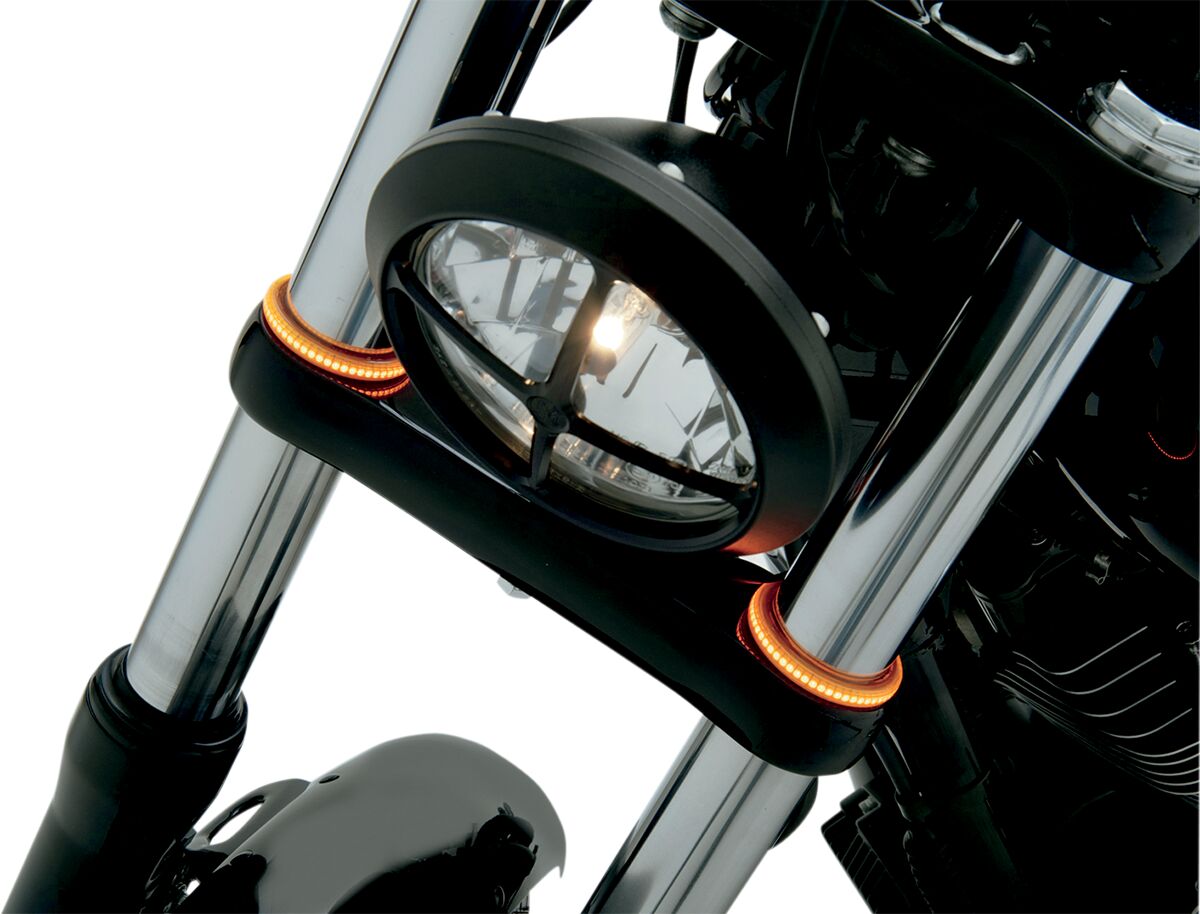Custom Dynamics Truwrapz 56 Mm Amber Leds / Smo Turn Signals Custom Dynamics