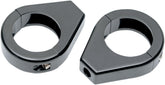 Drag Specialties Turn Signal Fork Clamp 39 Mm Black Light Accessory Drag Specialties