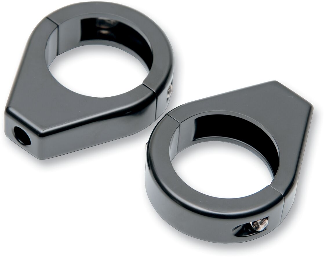 Drag Specialties Turn Signal Fork Clamp 41 Mm Black Light Accessory Drag Specialties