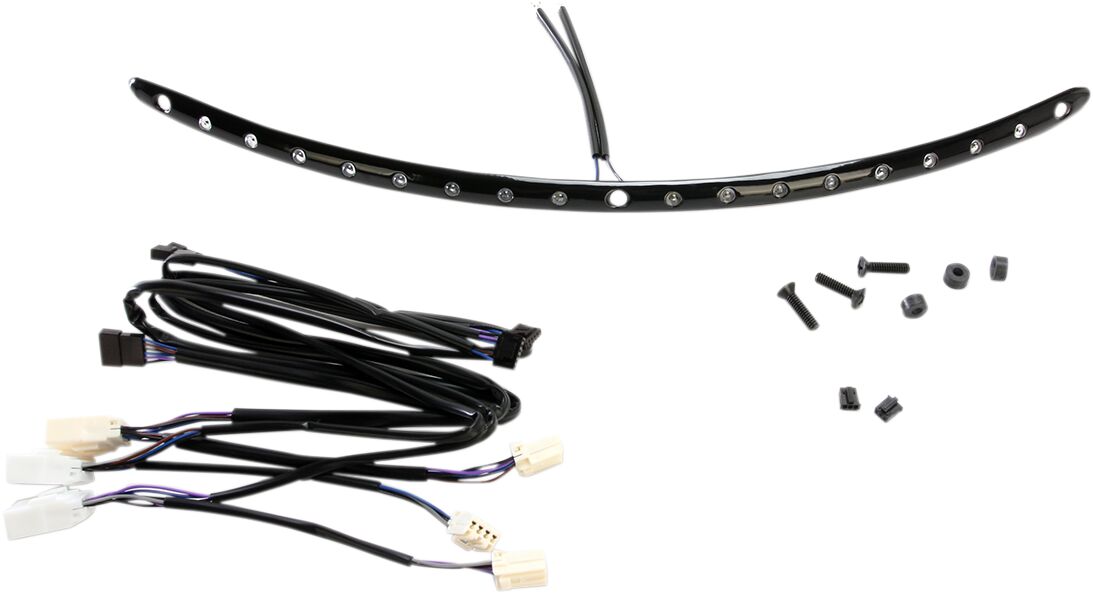 Cycle Visions Light Tech Trim Blk Wht ACCESSORY LIGHT GROUP Cycle Visions