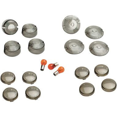 Drag Specialties Smoked Turn Signal Lens Kit Light Accessory Drag Specialties