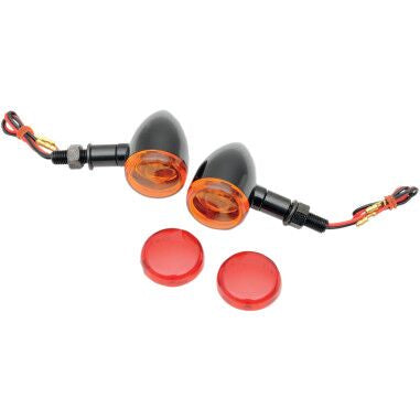 Drag Specialties Light Mini Deuce Blk Ambr ACCESSORY LIGHT GROUP Drag Specialties