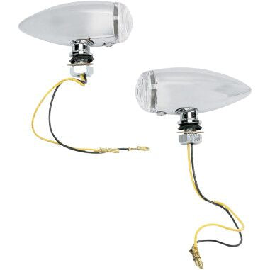 Drag Specialties Smooth Bullet Led Clear ACCESSORY LIGHT GROUP Drag Specialties