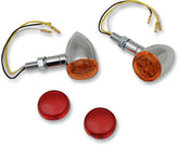 Drag Specialties Light Chr Led Ambr/Red ACCESSORY LIGHT GROUP Drag Specialties