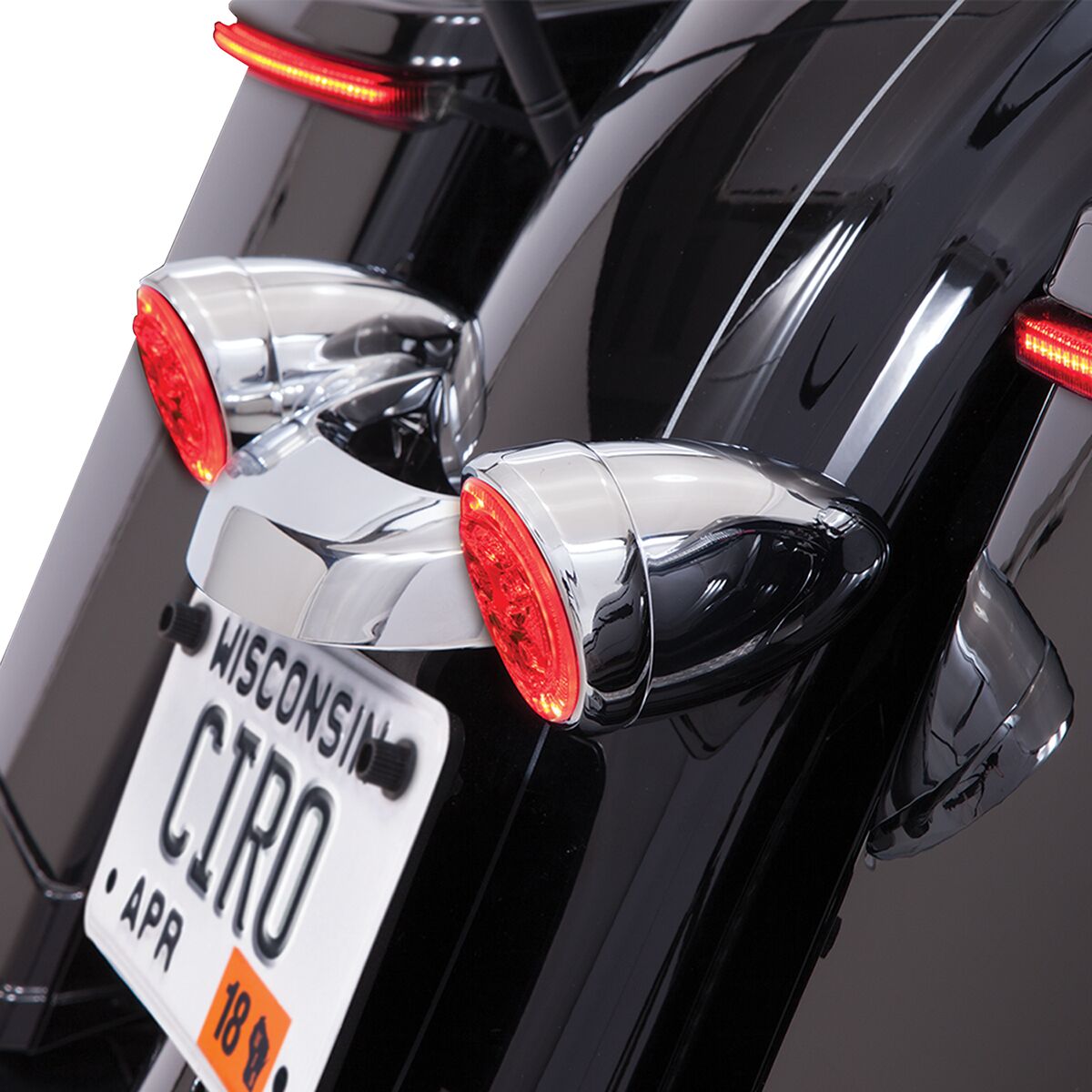 Ciro Light Fang Rear Chrome ACCESSORY LIGHT GROUP Ciro
