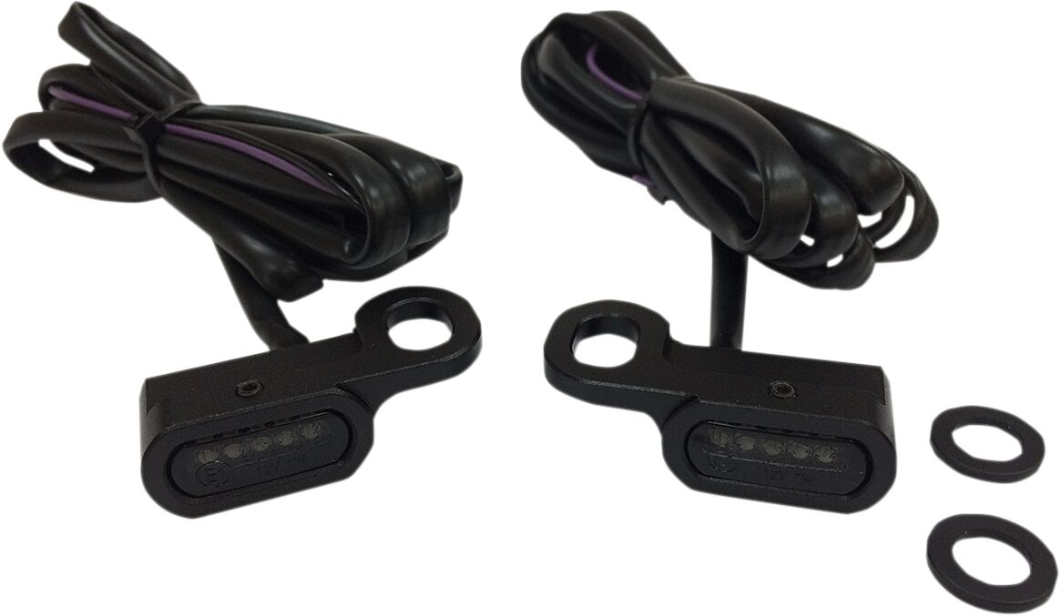 Drag Specialties Lights Marker Handlebar Black/Smoke Led Light Accessory Drag Specialties