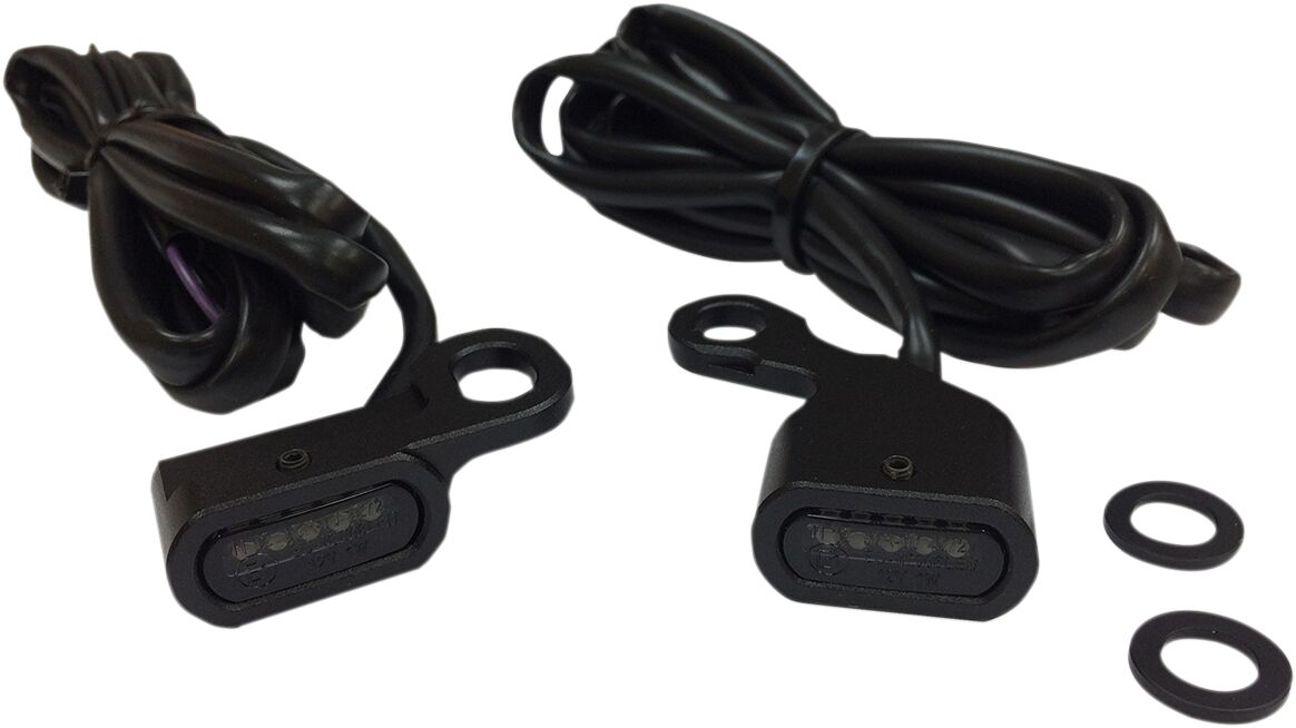 Drag Specialties Lights Trnsig Blk Smk 96 ACCESSORY LIGHT GROUP Drag Specialties