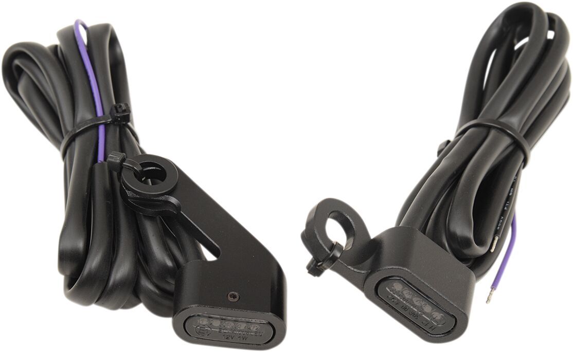 Drag Specialties Lights Marker Handlebar Black/Smoke Led Light Accessory Drag Specialties
