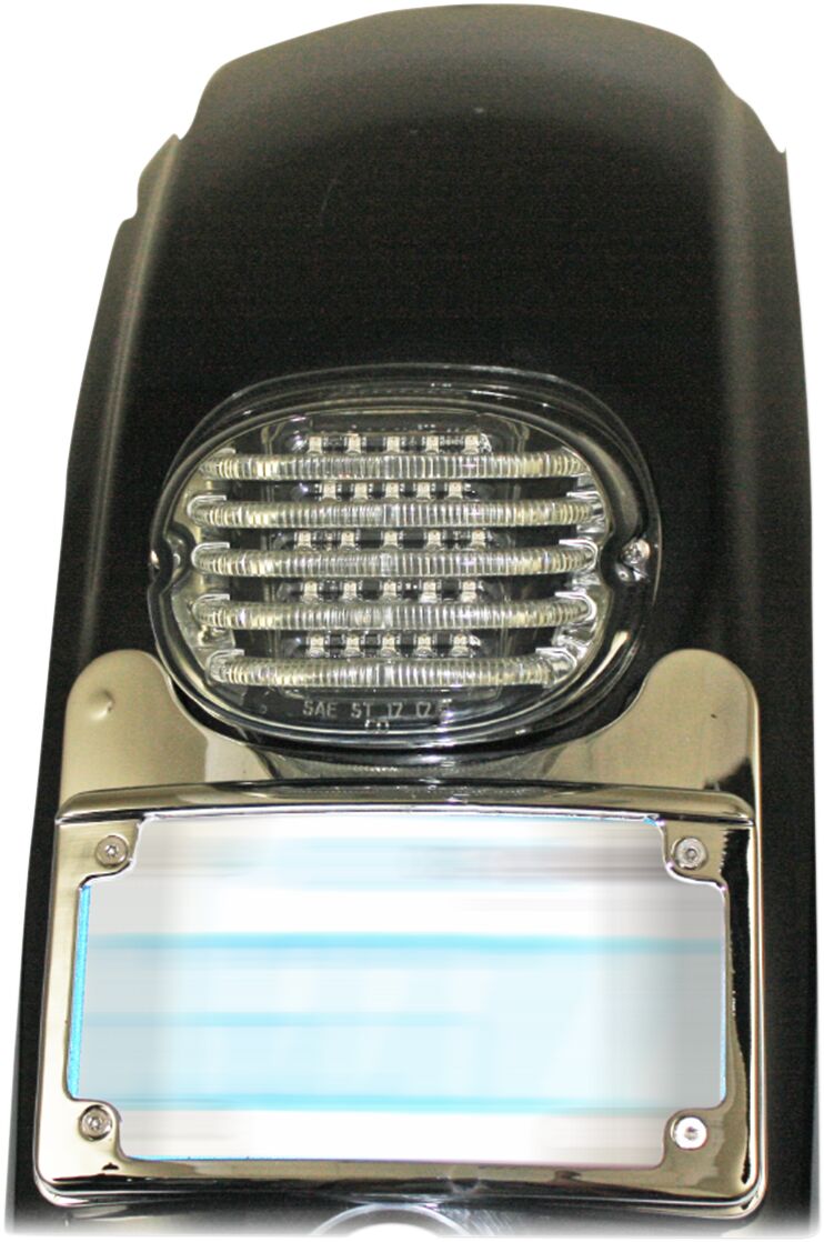 Turn Signal Eliminator Kits, Chrome - 14+ Touring License Plate Custom Dynamics