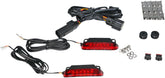 Custom Dynamics Saddlebag Rail LED Light Bars, Red - 14+ Touring Light Accessory Custom Dynamics