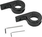 Custom Dynamics 1.25 Clamp Black Pair ACCESSORY LIGHT GROUP Custom Dynamics