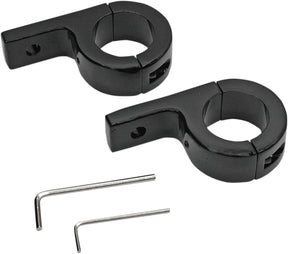 Custom Dynamics 1.25 Clamp Black Pair ACCESSORY LIGHT GROUP Custom Dynamics