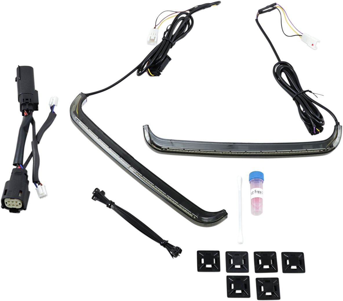 Custom Dynamics Low Profile Bag Lights, Smoked - 10-13 Touring Light Accessory Custom Dynamics