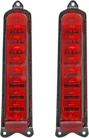 Custom Dynamics ProBEAM LED CVO Taillights, Red - 14-22 Touring Light Accessory Custom Dynamics